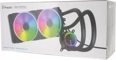 Photo de Kit Watercooling AIO Fractal Design Celsius+ S Prisma RGB - 280mm (Noir)