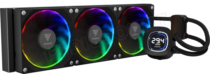 Kit Watercooling AIO Gamdias Chione M4 RGB - 420mm (Noir)