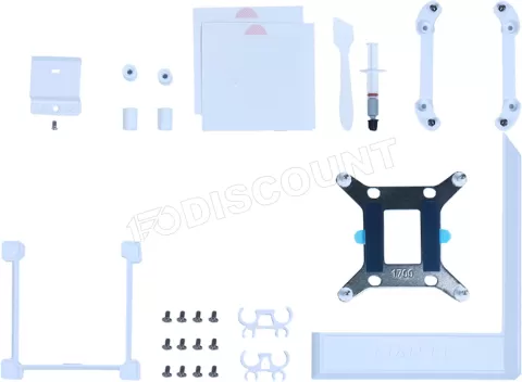 Photo de Kit Watercooling AIO Lian Li HydroShift S - 360mm (Blanc)