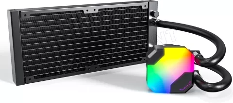 Photo de Kit Watercooling AIO Montech HyperFlow RGB - 240mm (Noir)