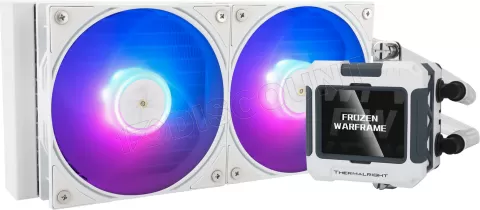 Photo de Kit Watercooling AIO Thermalright Frozen Warframe RGB - 240mm (Blanc)