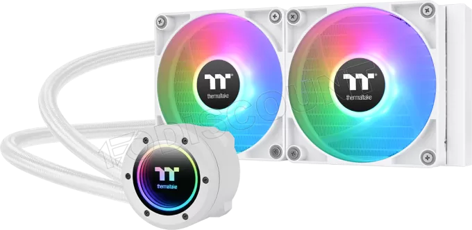 Kit Watercooling AIO Thermaltake TH V2 RGB - 240mm (Blanc)