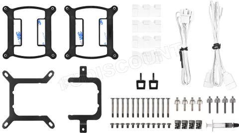 Photo de Kit Watercooling AIO Thermaltake TH V2 RGB - 360mm (Blanc)