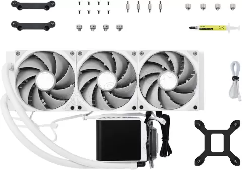 Photo de Kit Watercooling AIO Tryx Panorama - 360mm (Blanc)