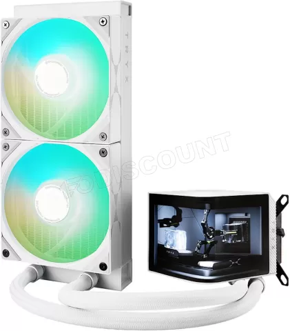 Photo de Kit Watercooling AIO Tryx Panorama RGB - 240mm (Blanc)