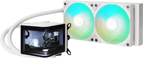 Photo de Kit Watercooling AIO Tryx Panorama RGB - 240mm (Blanc)