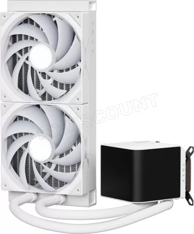 Photo de Kit Watercooling AIO Tryx Panorama RGB - 280mm (Blanc)