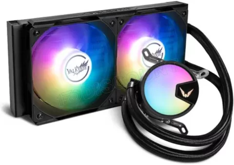 Photo de Kit Watercooling AIO Valkyrie A RGB - 240mm (Noir)