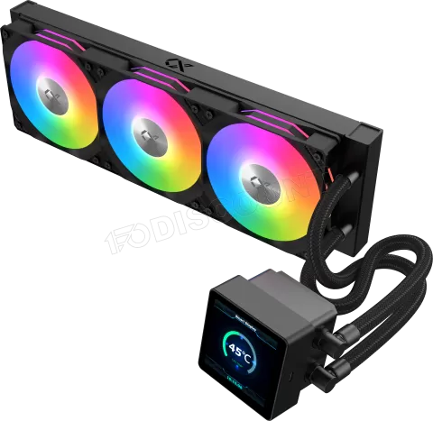 Photo de Kit Watercooling AIO Xigmatek Connect RGB - 360mm (Noir)