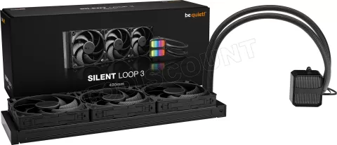 Photo de Kit Watercooling be quiet! Silent Loop 3 RGB - 420mm (Noir)