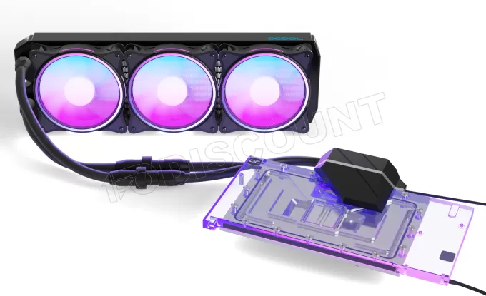 Kit Watercooling GPU AIO Alphacool Eiswolf 2 RTX 4080 Suprim RGB - 360mm (Noir)