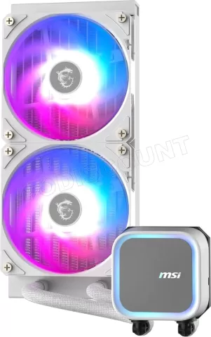 Photo de Kit Watercooling MSI Mag CoreLiquid A13 RGB - 240mm (Blanc)