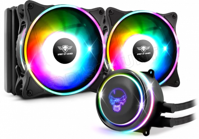 Kit Watercooling Spirit of Gamer LiquidForce RGB - 240mm (Noir)