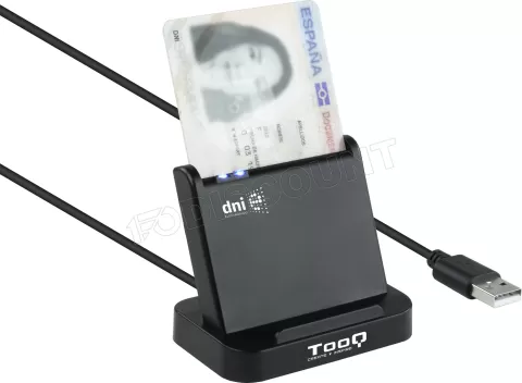 Photo de Lecteur de Cartes à puce TooQ TQR-220B USB 2.0