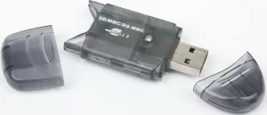 Photo de Lecteur de Cartes externe Gembird USB 2.0 (Gris)