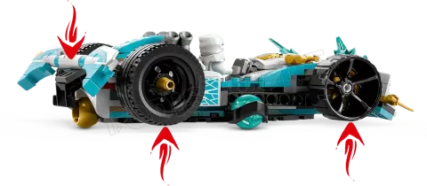 Photo de Lego Ninjago 71791 - La voiture de course Spinjitzu : le pouvoir du dragon de Zane