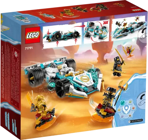 Photo de Lego Ninjago 71791 - La voiture de course Spinjitzu : le pouvoir du dragon de Zane