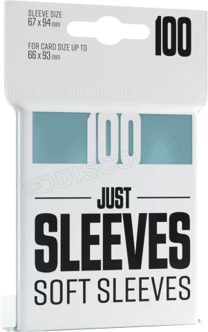 Photo de Lot de 100 Sleeves Just Sleeves 63x88mm Soft Sleeves