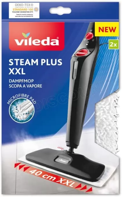 Lot de 2 Housses Vileda Steam XXL