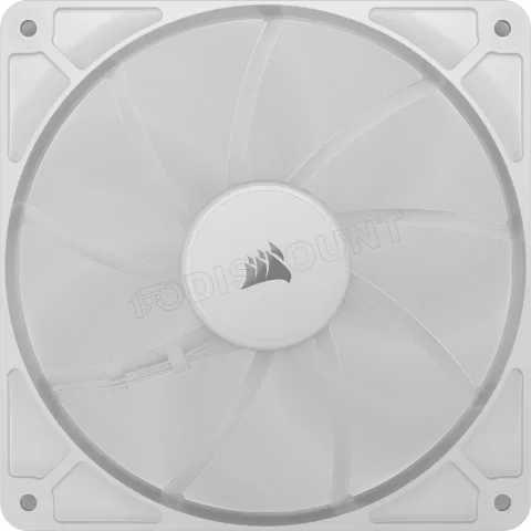 Photo de Lot de 2 Ventilateurs de boitier Corsair RS - 14cm (Blanc)