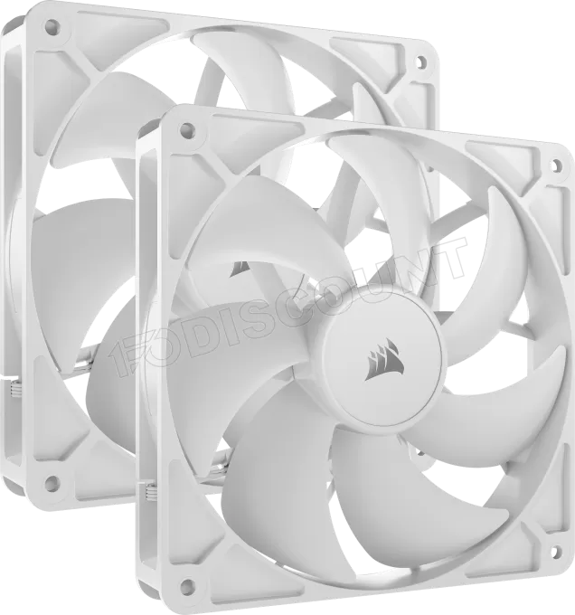 Lot de 2 Ventilateurs de boitier Corsair RS - 14cm (Blanc)