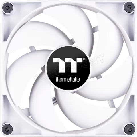 Photo de Lot de 2 Ventilateurs de boitier Thermaltake CT - 12cm (Blanc)