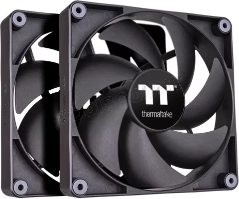 Photo de Lot de 2 Ventilateurs de boitier Thermaltake CT - 14cm (Noir)