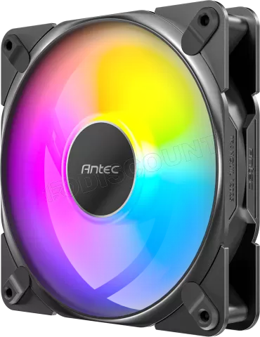 Photo de Lot de 3 Ventilateurs de boitier Antec Tranquil RGB - 12cm (Noir)