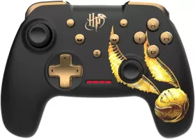 Photo de Manette de jeu sans fil Freaks and Geeks Harry Potter Vif d'or pour Nintendo Switch/PC (Noir)