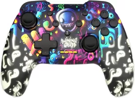 Photo de Manette de jeu sans fil Freaks and Geeks Shining Graff pour Nintendo Switch/PC