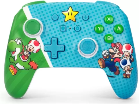 Photo de Manette de jeu sans fil PowerA Enhanced Mario Super Star Friends pour Nintendo Switch