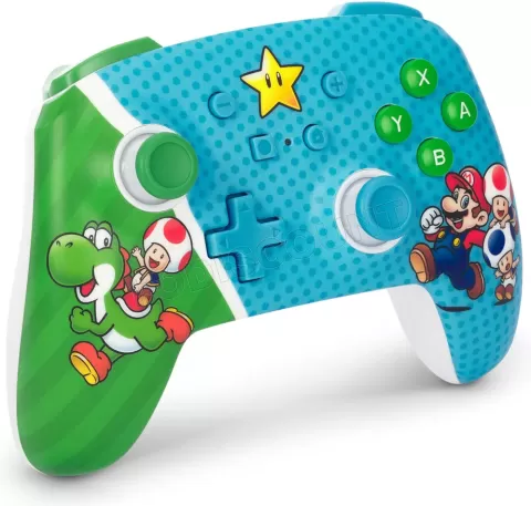 Photo de Manette de jeu sans fil PowerA Enhanced Mario Super Star Friends pour Nintendo Switch