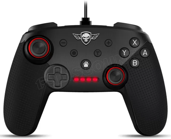 Manette de jeu Spirit of Gamer Pro Gaming pour Nintendo Switch (Noir)