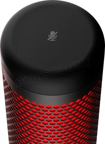 Photo de Microphone sur pied HyperX QuadCast (Noir/Rouge)