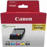 Photo de Pack 2 cartouches d'encre CANON PGI-570BK XL (Noir)