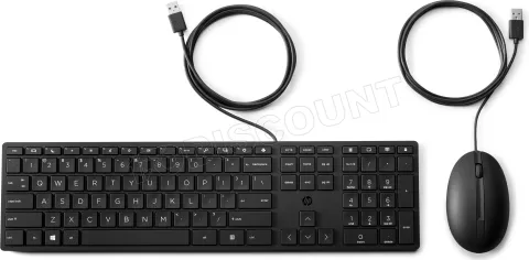 Photo de Pack 2en1 (Clavier/Souris) HP 320MK (Noir)