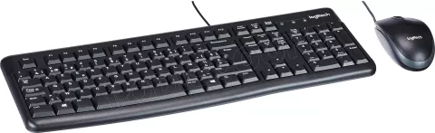 Photo de Pack 2en1 (Clavier/Souris) Logitech Desktop MK120 (Noir)