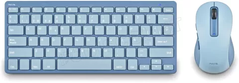 Photo de Pack 2en1 (Clavier/Souris) sans fil Bluetooth NGS Fantasy (Bleu)