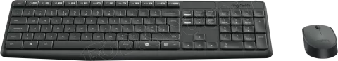 Photo de Pack 2en1 (Clavier/Souris) sans fil Logitech MK235 (Noir)