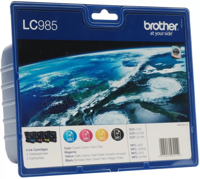 Pack 4 cartouches d'encre Brother LC985