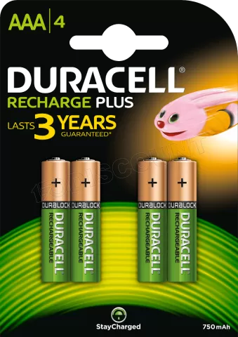 14 piles Duracell Plus Power AA, blister de 4 pièces