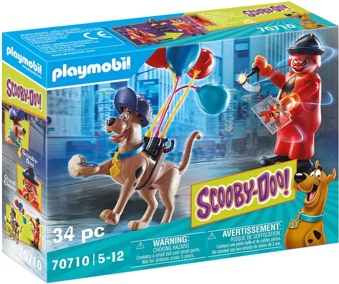 Playmobil 70710 Scooby-Doo - Scooby-Doo avec fantôme du clown