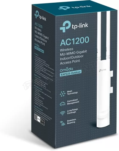 Point d'Accès extérieur WiFi TP-Link EAP225 (AC1200)