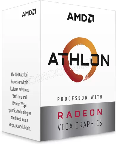 Photo de Processeur AMD Athlon 3000G (3,5 Ghz) AM4