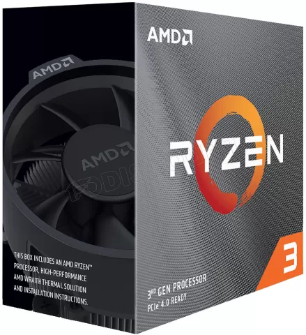 Processeur AMD Ryzen 5 3600 Socket AM4 (3,6 Ghz) (Sans iGPU)