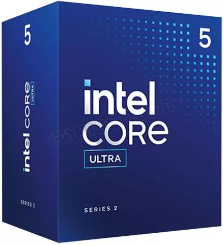 Photo de Processeur Intel Core Ultra 5 225F (4,9 Ghz) LGA 1851 - Sans iGPU