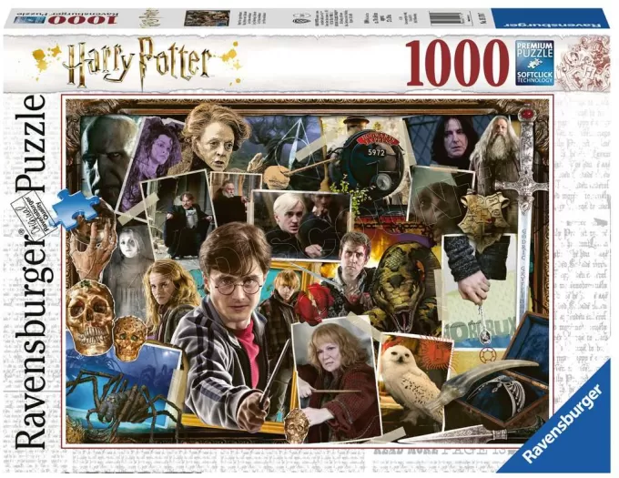 Puzzle Ravensburger - Puzzle Harry Potter Contre Voldemort (1000 pièces)