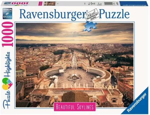 Photo de Puzzle Ravensburger - Rome (1000 pièces)