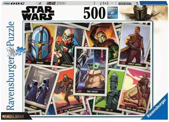 Puzzle Ravensburger - Star Wars Mandalorian (500 pièces)