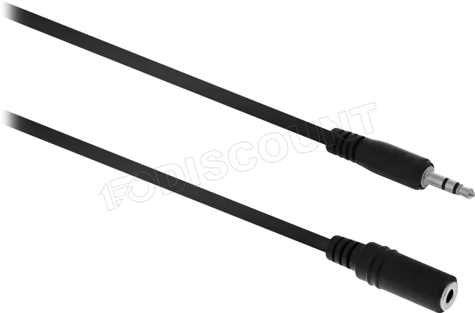 Rallonge Câble Jack 3,5mm T'nB M/F 5m (Noir)